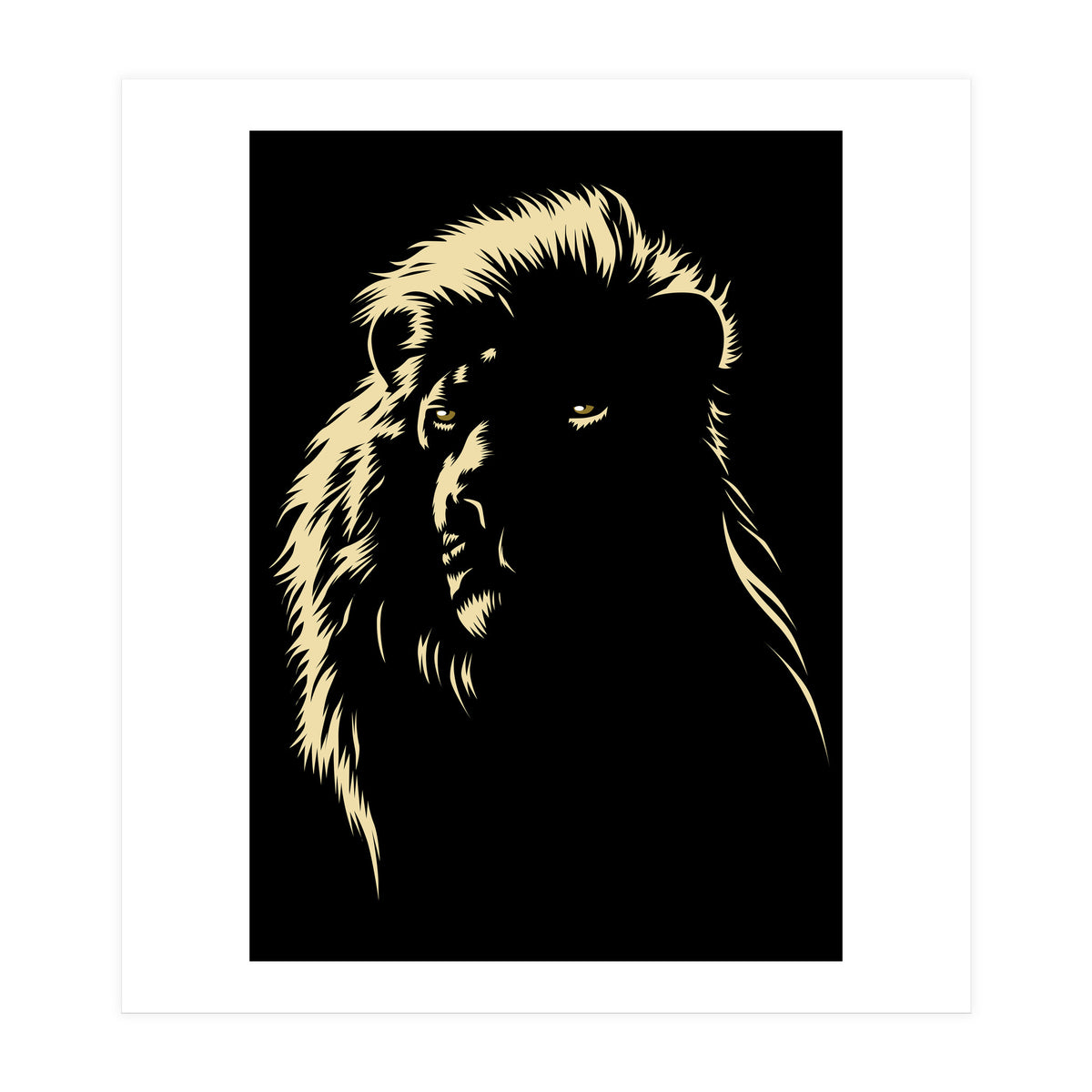 shadow lion (Print Only)