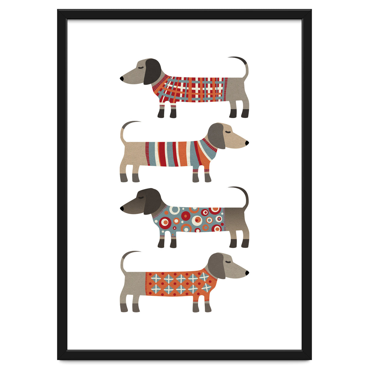 Sausage Dogs In Sweaters