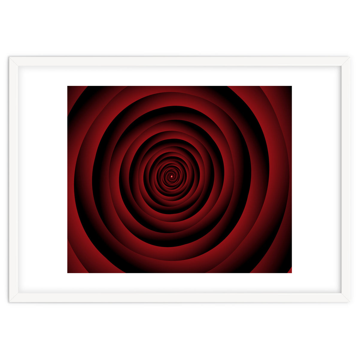 Abstract Concentric Spiral Circles