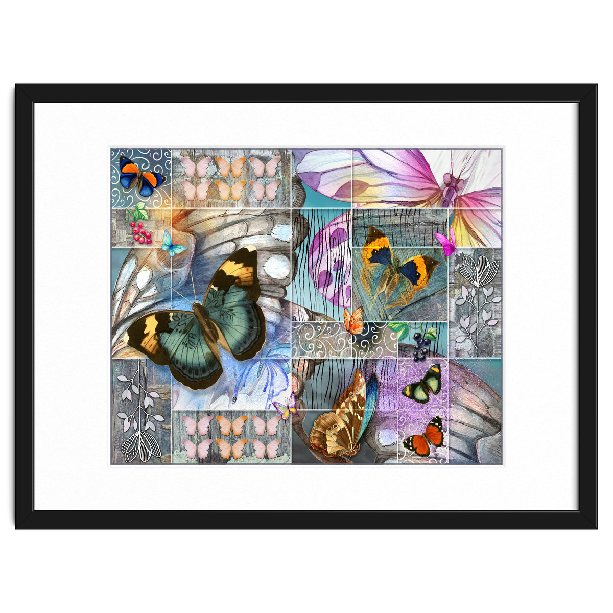 Butterfly Wings Collage