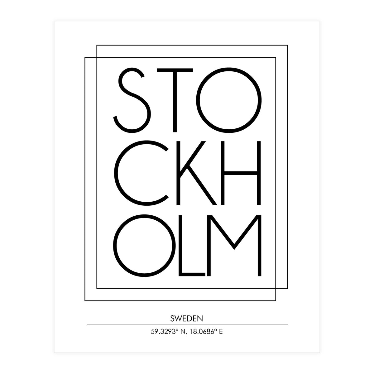 Stockholm (Print Only)