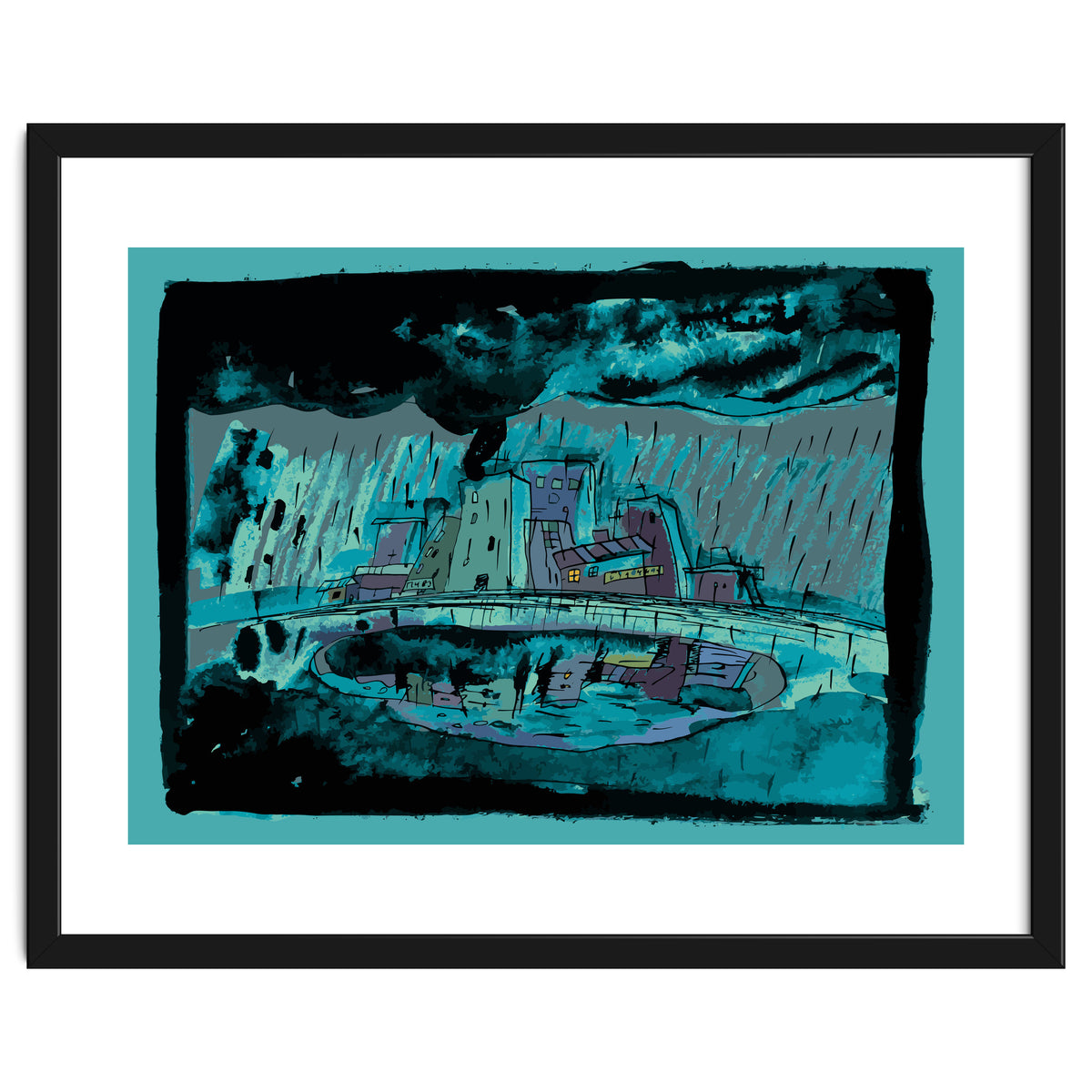 Autumn Rain in the Old City