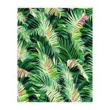 Palm & Peace Art Print, Tropical Botanical Jungle Canvas Print, Nature Painting Plants Forest Poster (Print Only) thumbnail