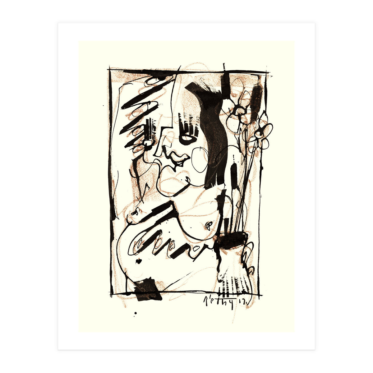 Old Flowers (Print Only)