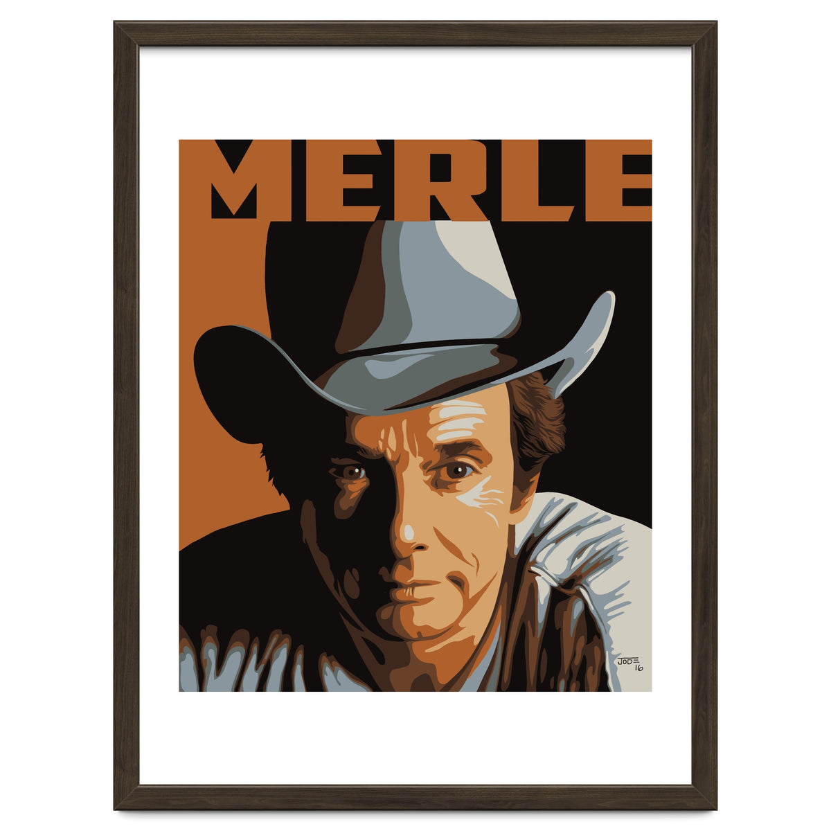 Merle Haggard Poster