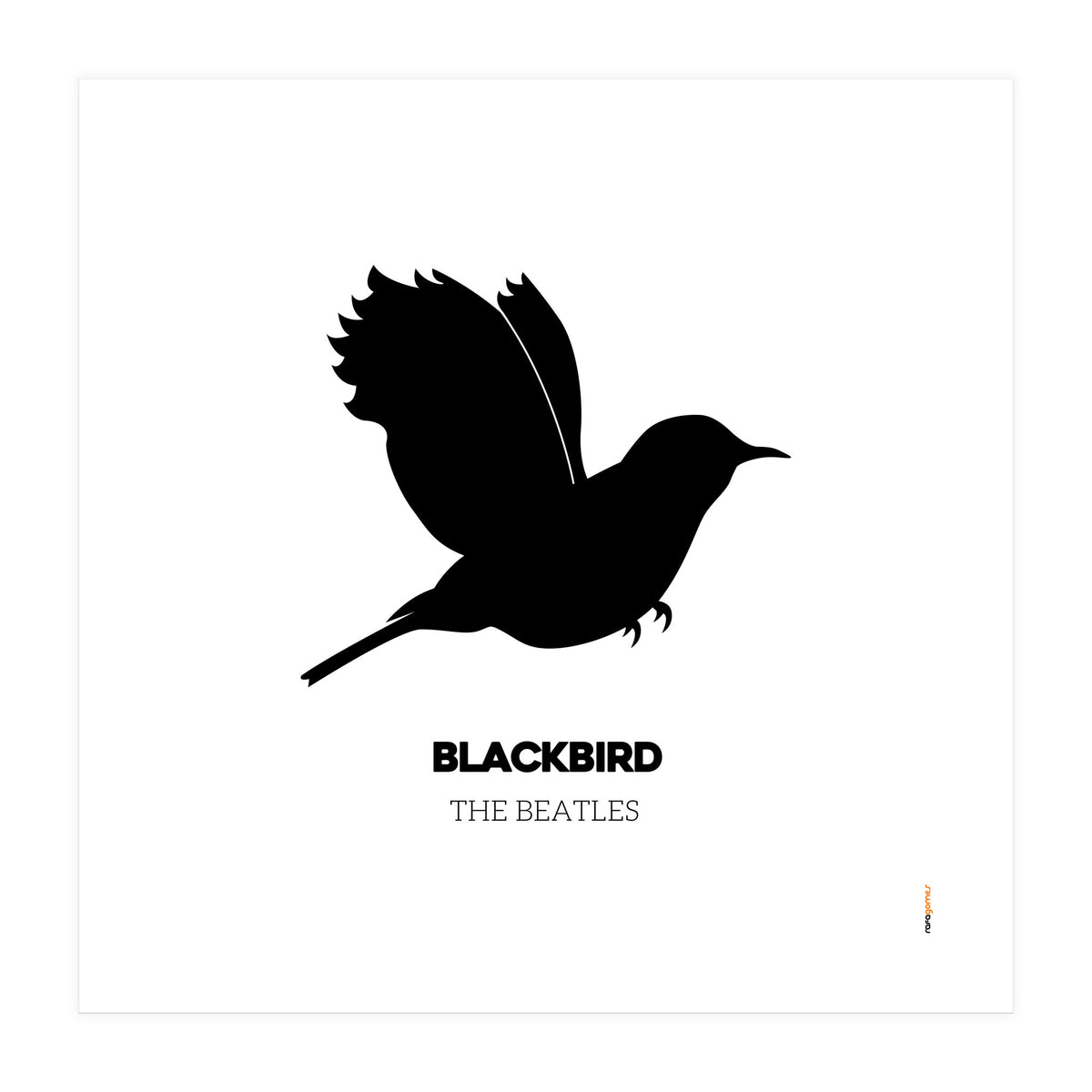 The Beatles Blackbird (Print Only)