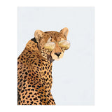 Cool Cat Cheetah Portrait with Gold Sunglasses (Print Only) thumbnail