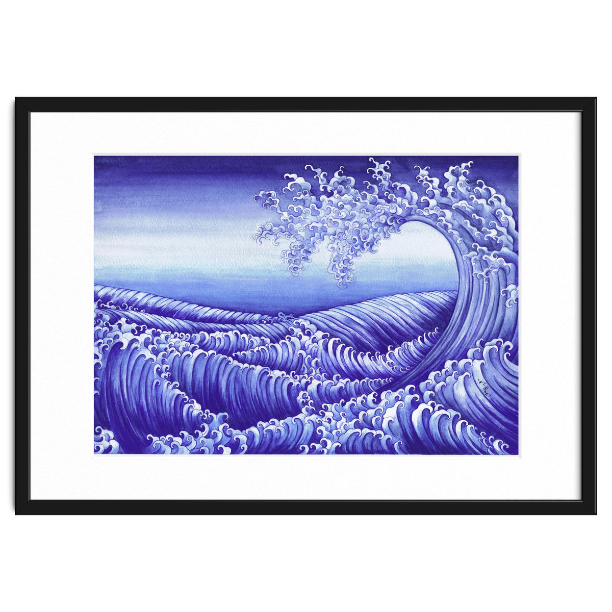 Turbulent Water Triptych part 3