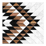 Urban Tribal Pattern No.9 - Concrete and Wood (Print Only) thumbnail