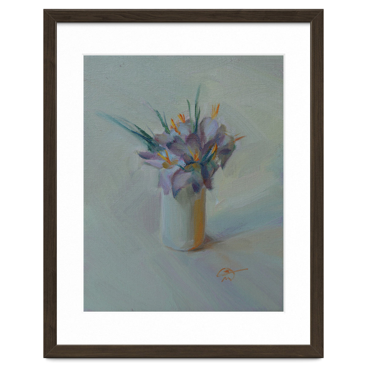 Crocuses Still Life Painting
