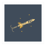 Rocket & Stars (Print Only) thumbnail