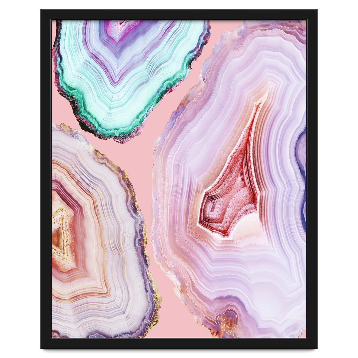 Mineral Agates #Glam collection