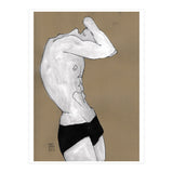 Untitled #41 - Man in black shorts (Print Only) thumbnail