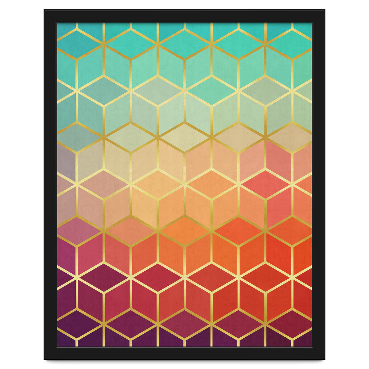 Colorful and golden pattern II