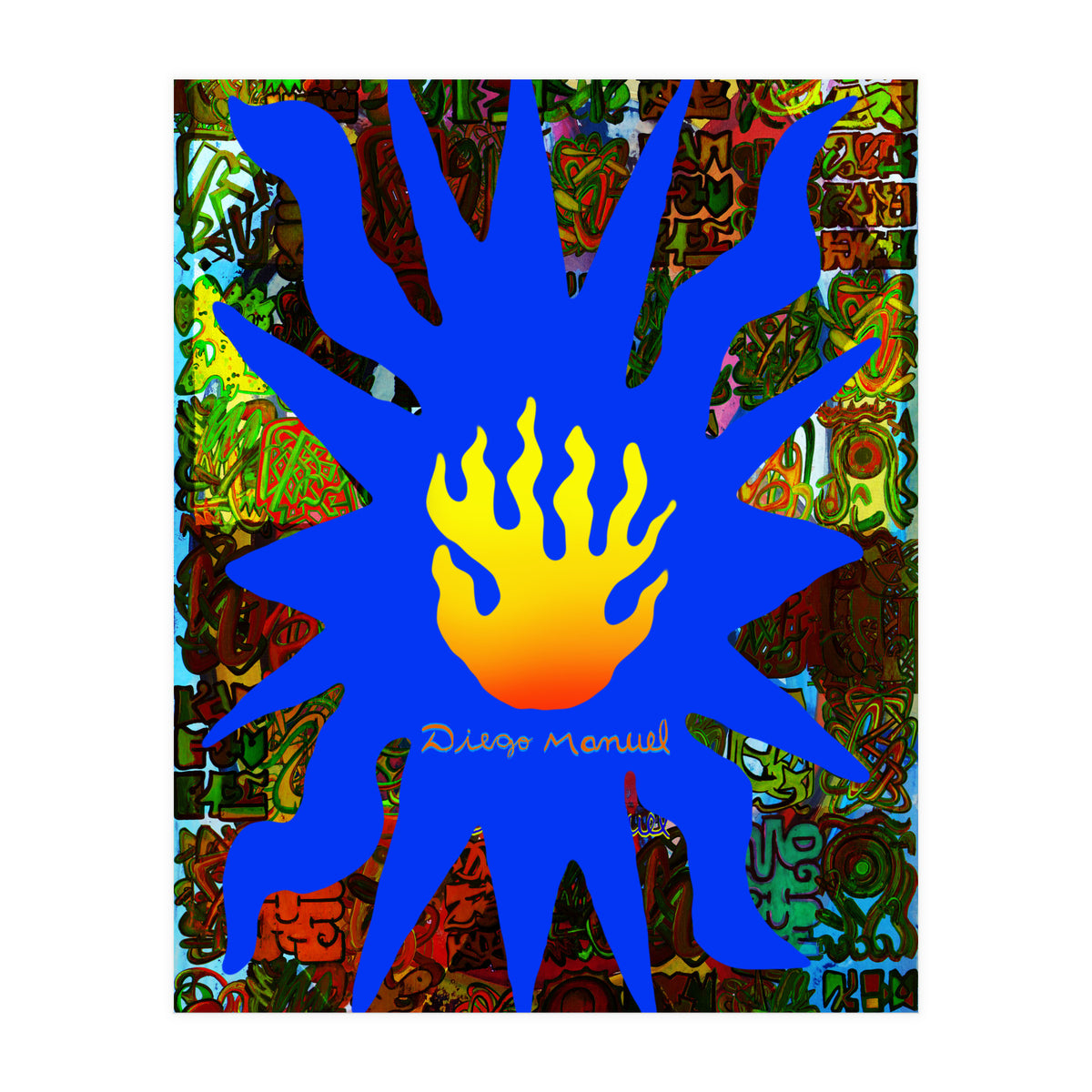 Fuego Y Graffiti 64 (Print Only)