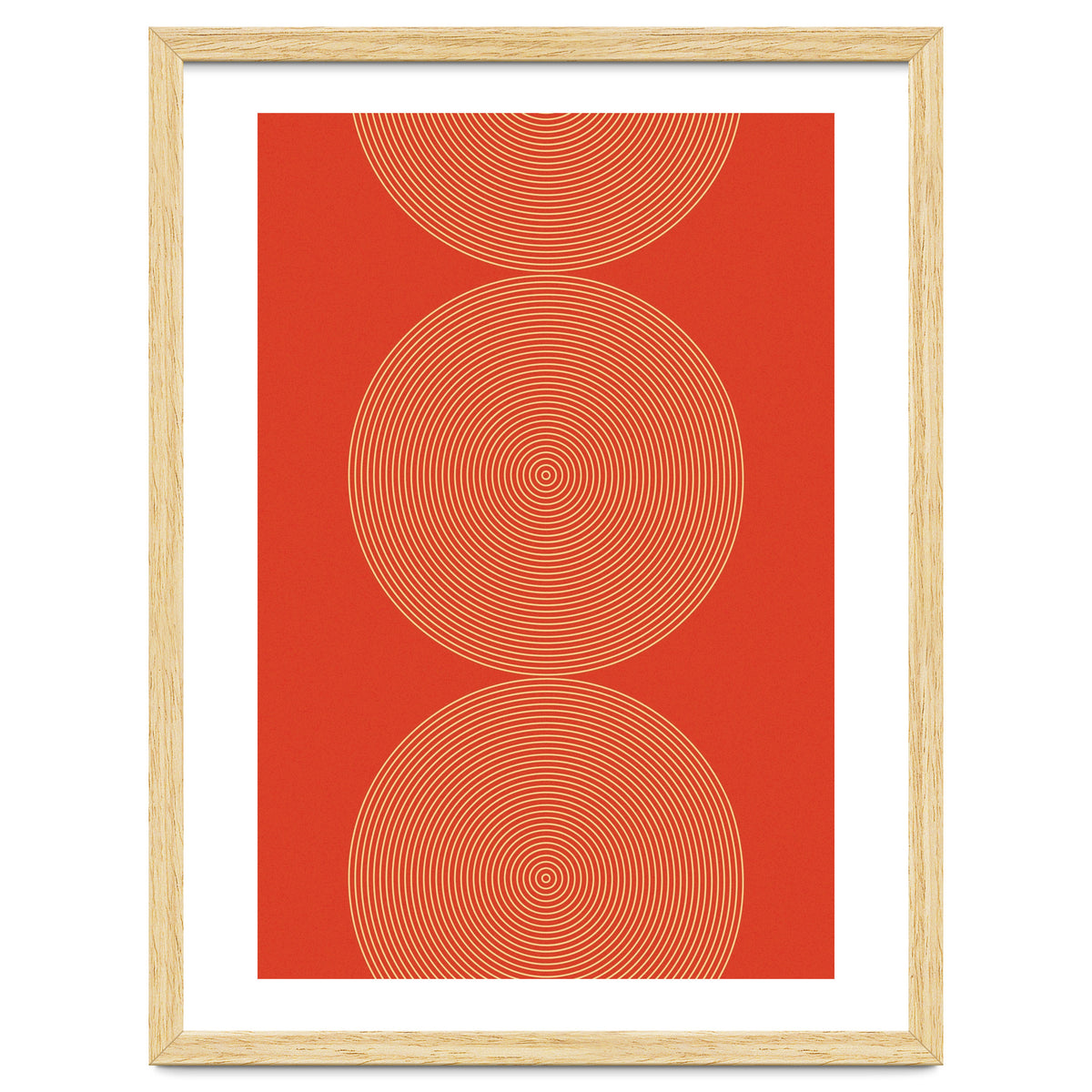 Radial Mid Century Geometric Art