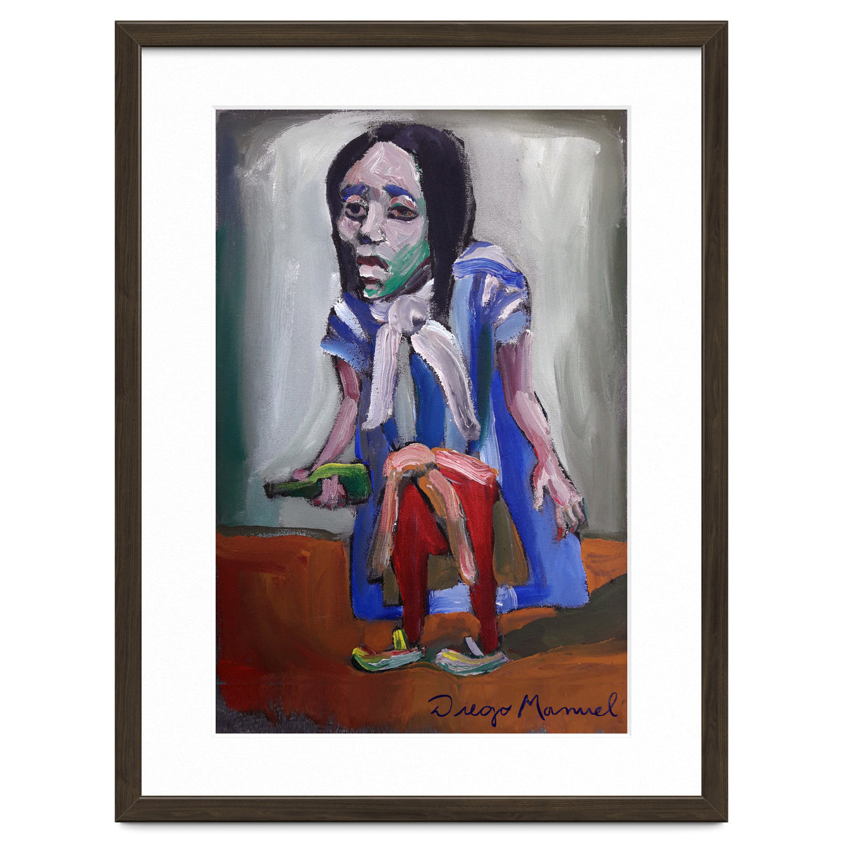 The fan, people from the neighborhood