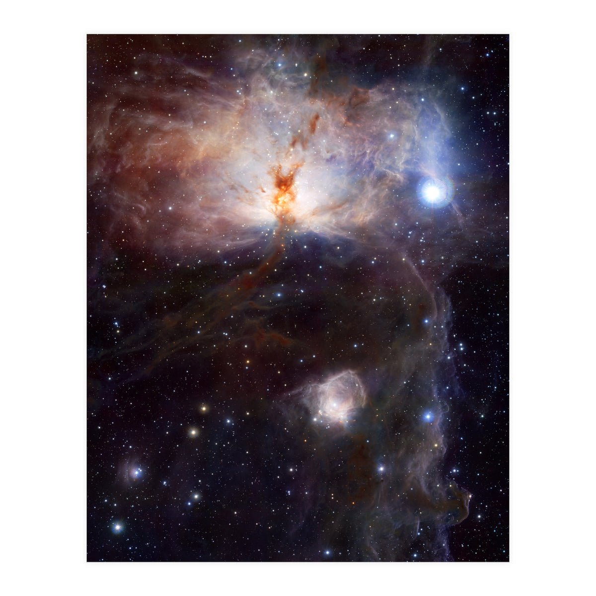 The Hidden Fires of the Flame Nebula (Print Only)