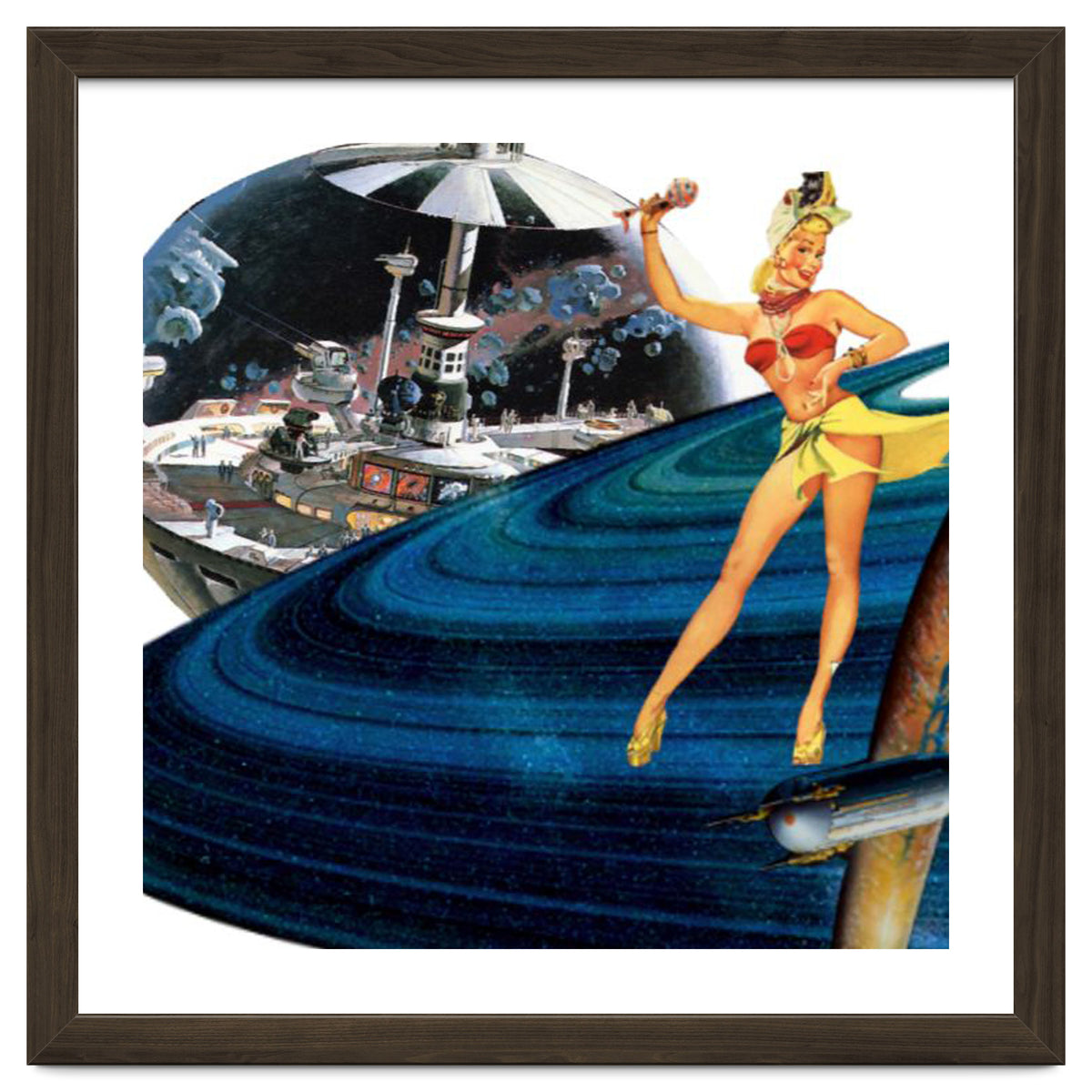 Dancer on Saturn Rings