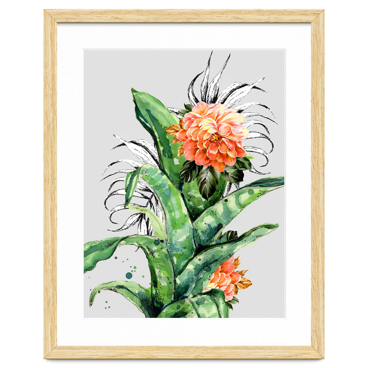 Collage of florid nature