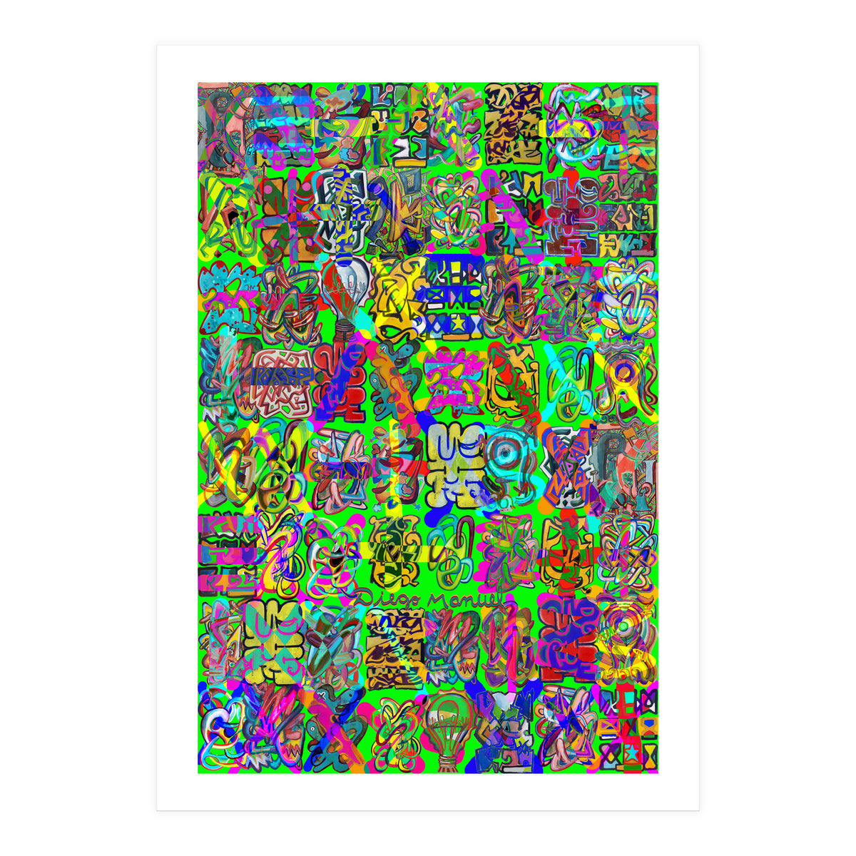 Graffitis 2021 Tapiz 107 (Print Only)