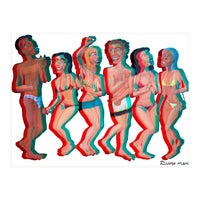 Fiesta En La Playa 4 3d 2 (Print Only)