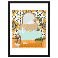 Ram Bathing in Moroccan Style Bathroom