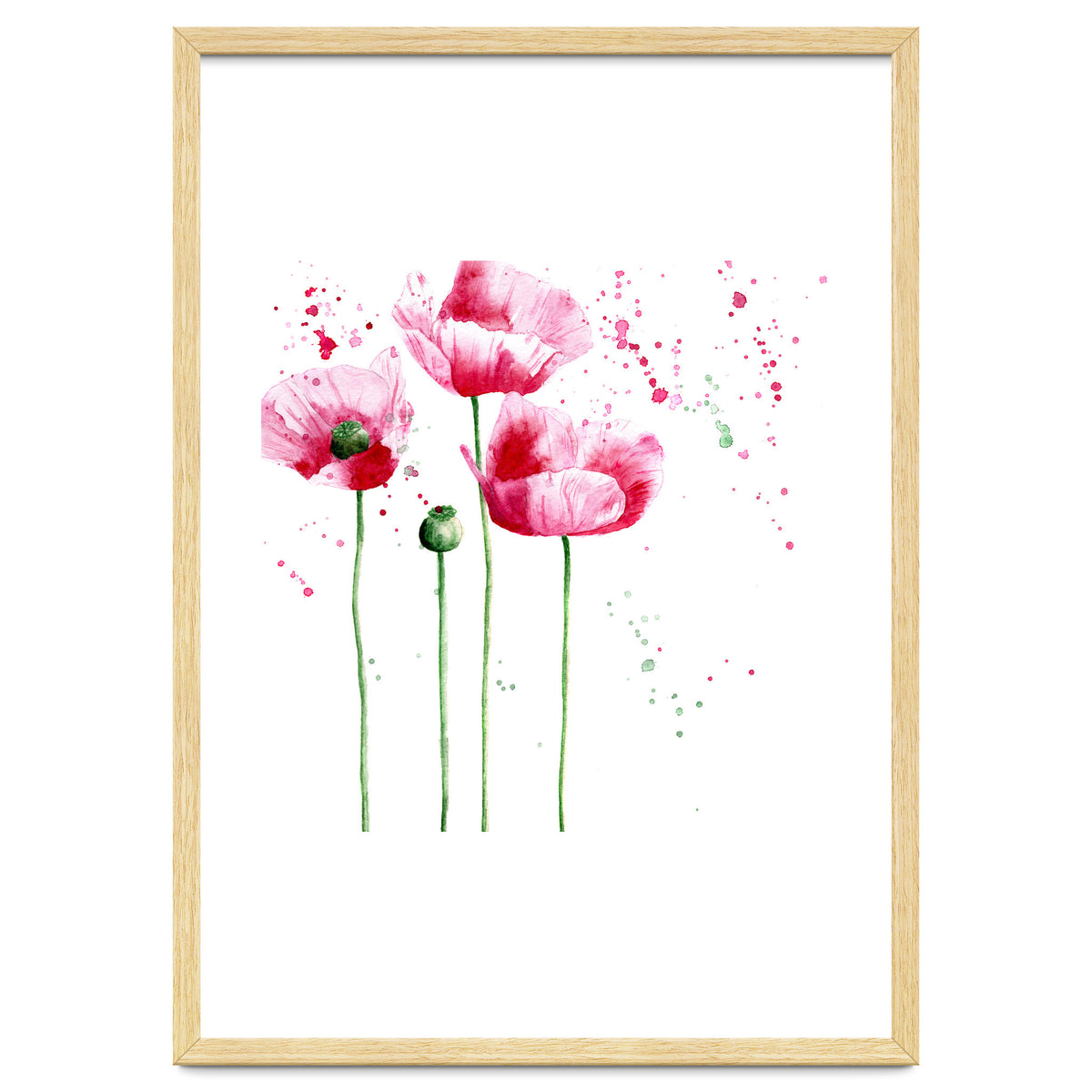 Poppies || watercolor