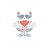 Scandinavian Folk Birds & Flowers (Print Only) thumbnail