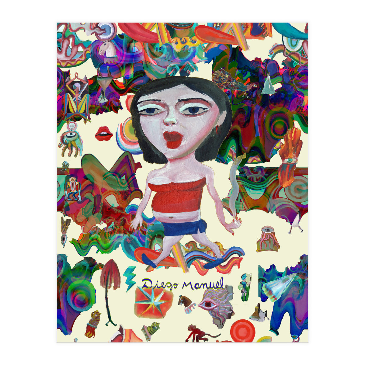 Graffitis 2021 Tapiz 43 B (Print Only)