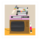 Vhs Nostalgia Square (Print Only) thumbnail