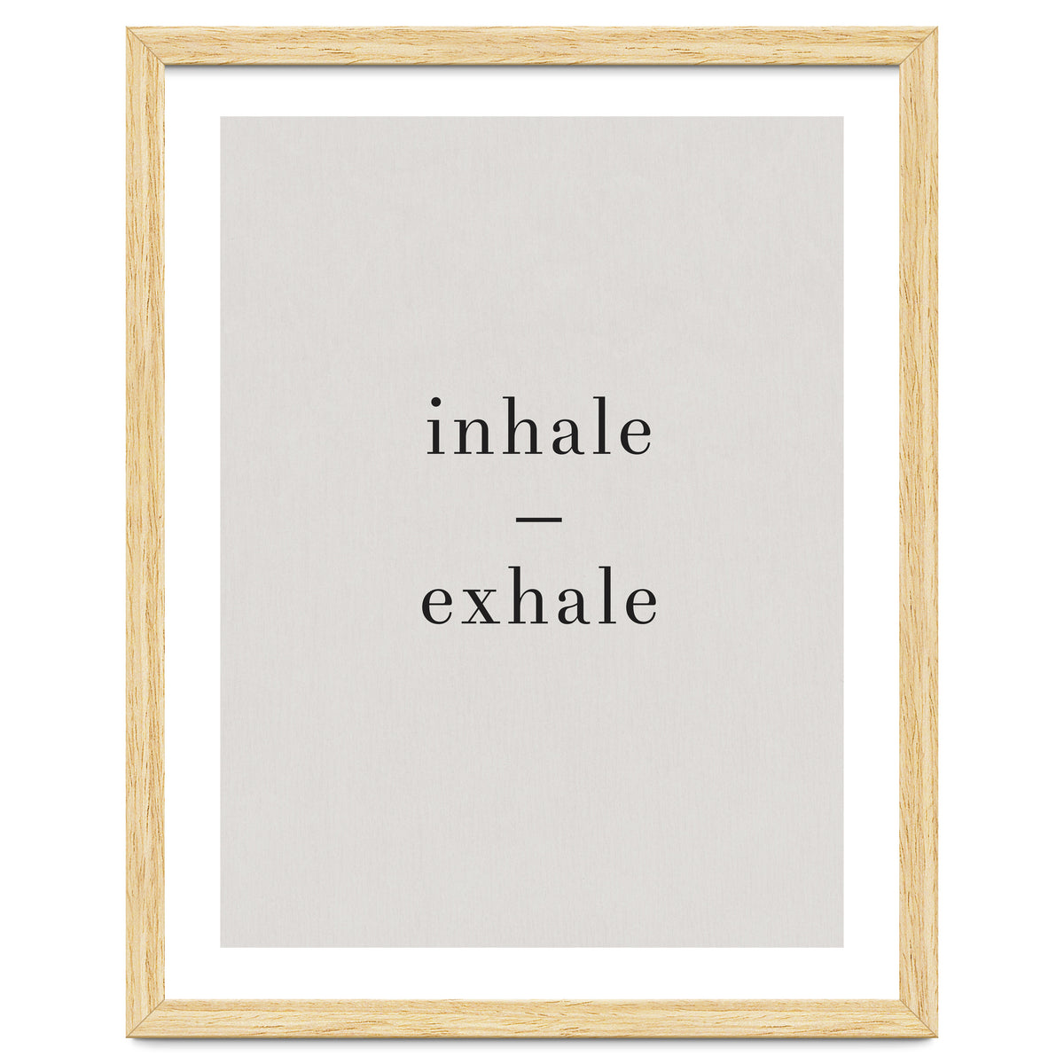 Inhale Exhale Grey Yoga