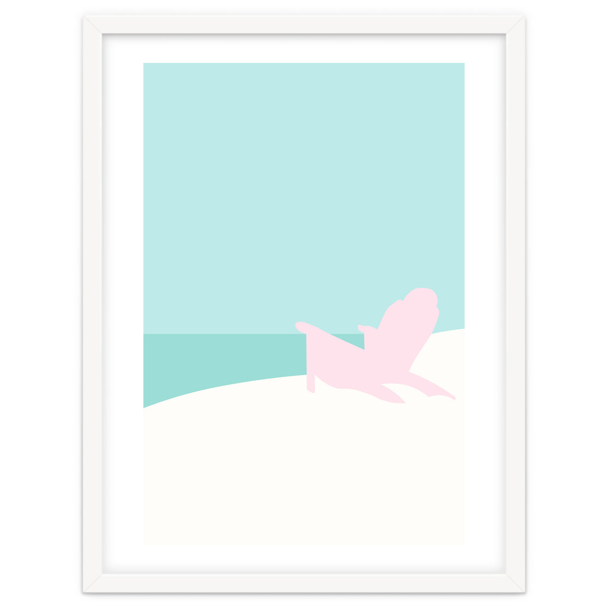 Minimal Beach Chair - Turquoise Coast