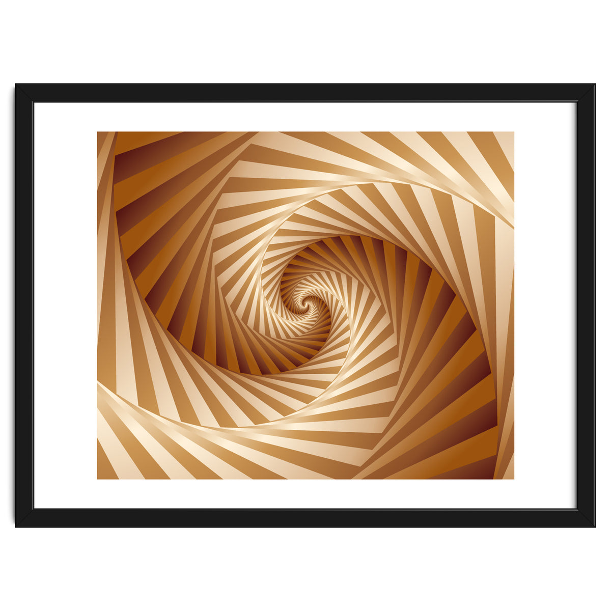 3D Effect Spiral Pattern