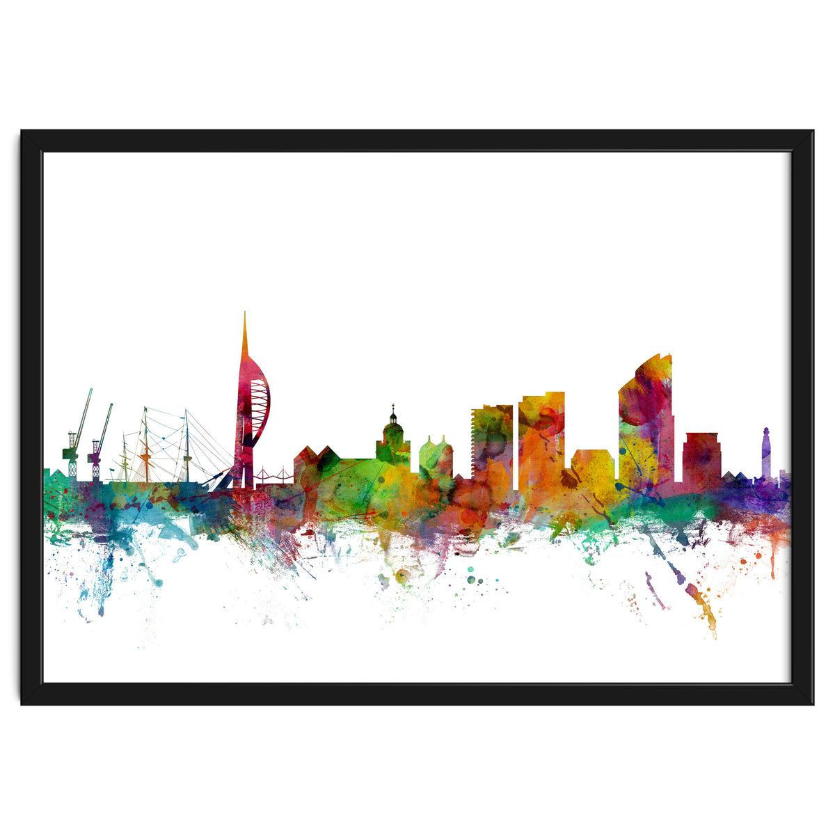 Portsmouth England Skyline