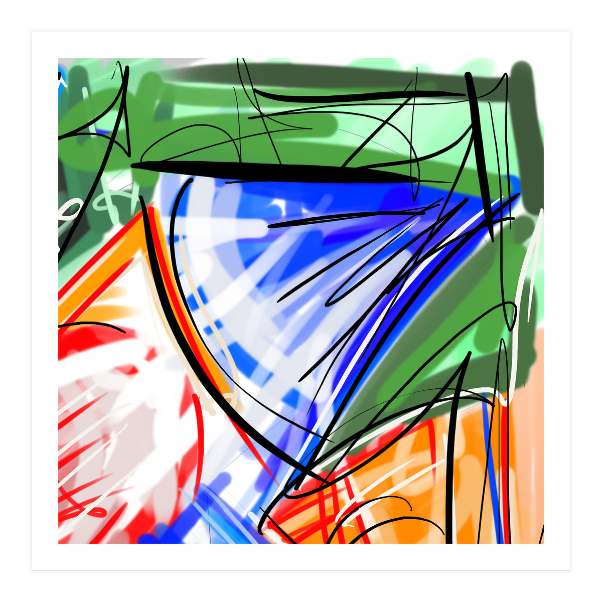 color subtleties in strokes 2 (Print Only)