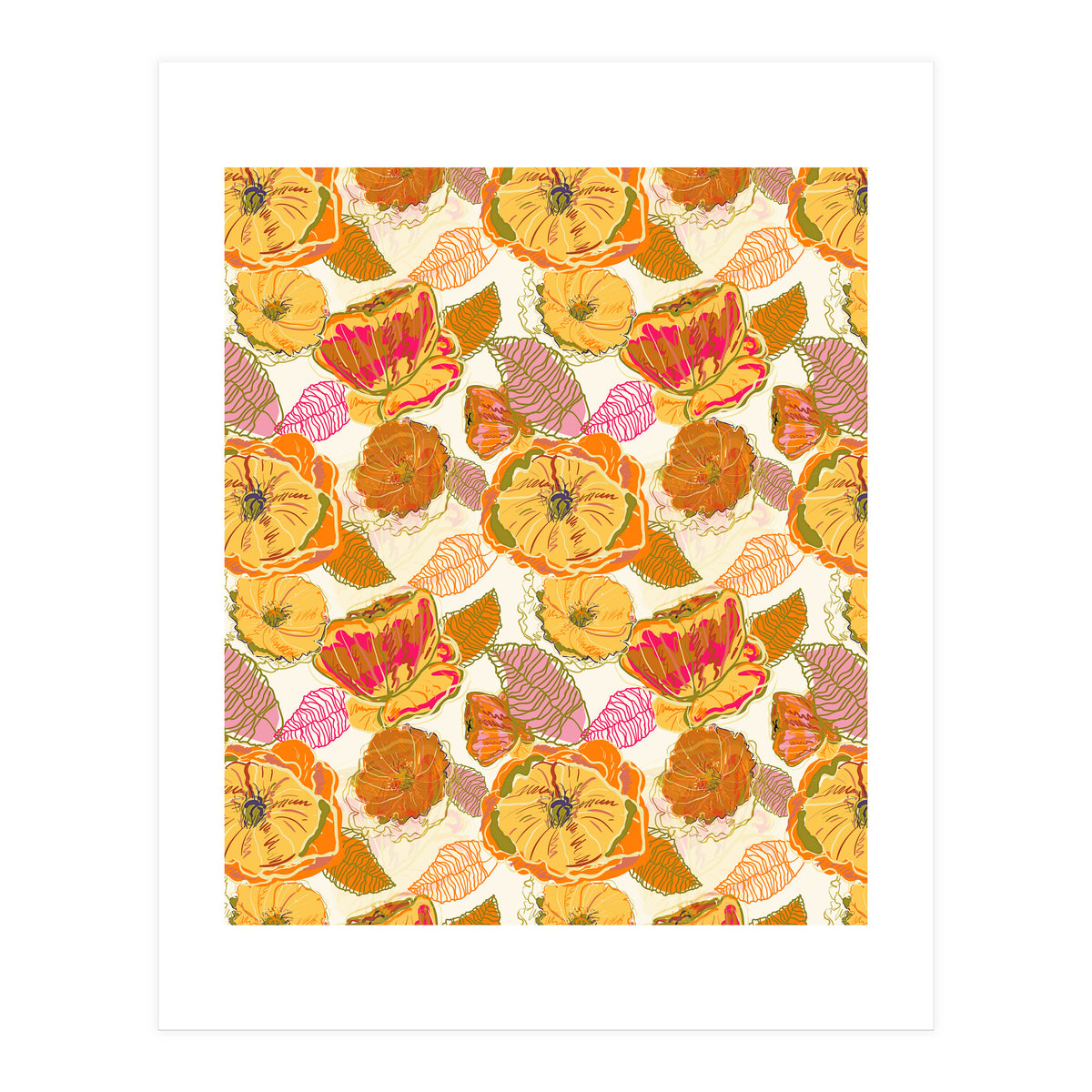 Pattern Floral Pattern (Print Only)