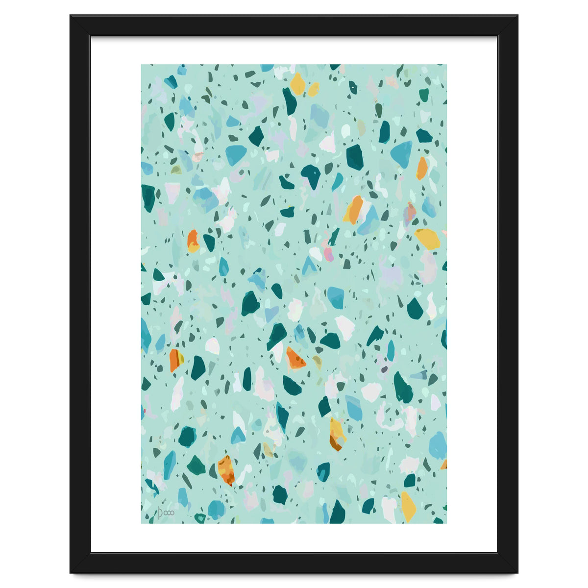Blue Terrazzo