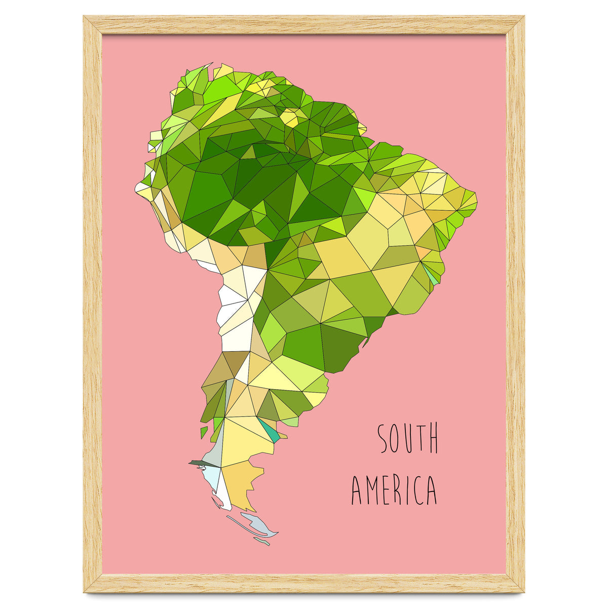 SOUTH AMERICA – Pink