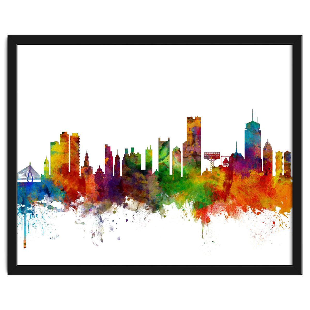 Boston Massachusetts Skyline