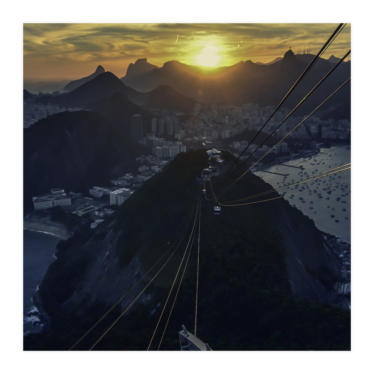 Carioca Sunset 2 1x1 (Print Only)