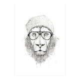 Cool Lion Bw (Print Only) thumbnail