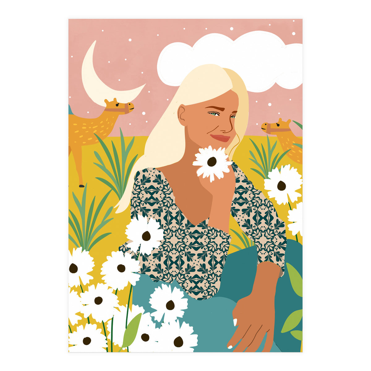 Patience & Humor Are The Two Camels That Can Take You Through Any Desert (Print Only)