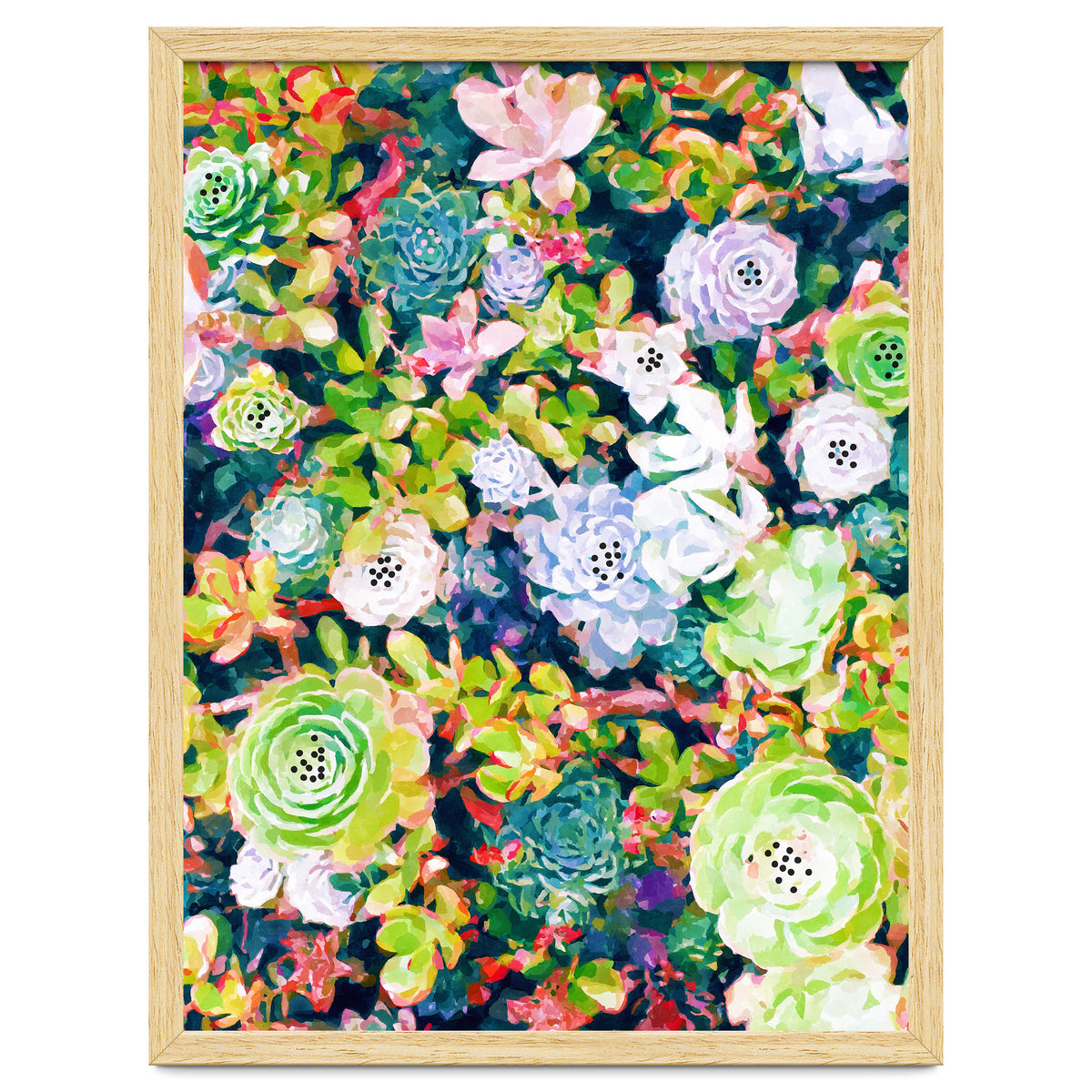 Watercolor Succulents