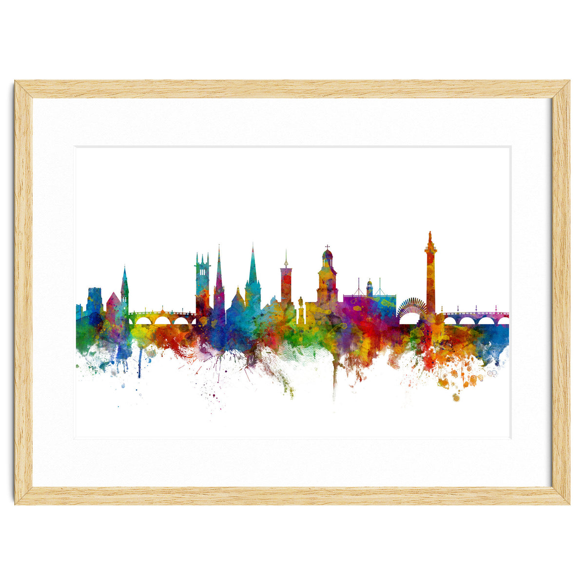 Shrewsbury England Skyline