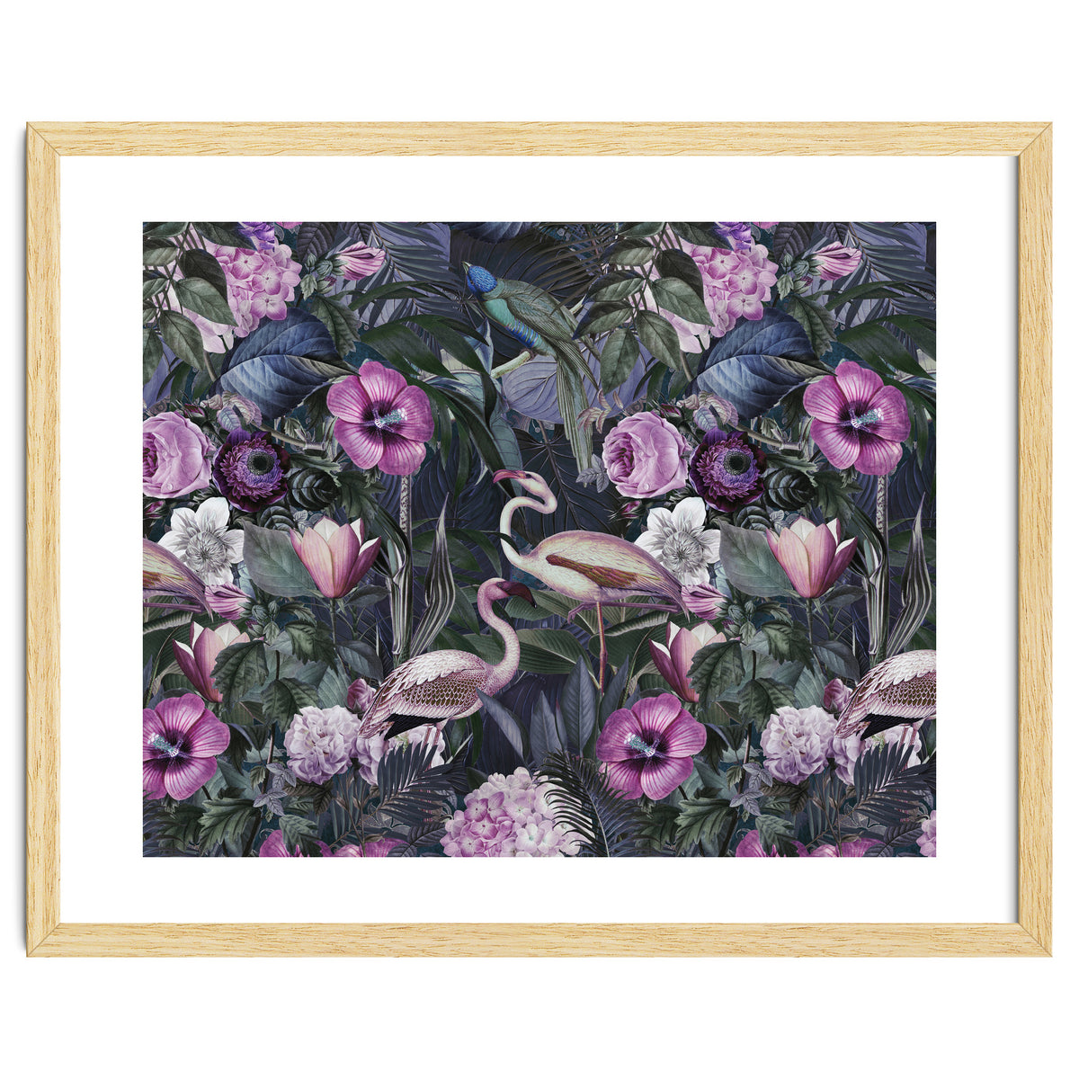 Flamingos Dark Jungle 2