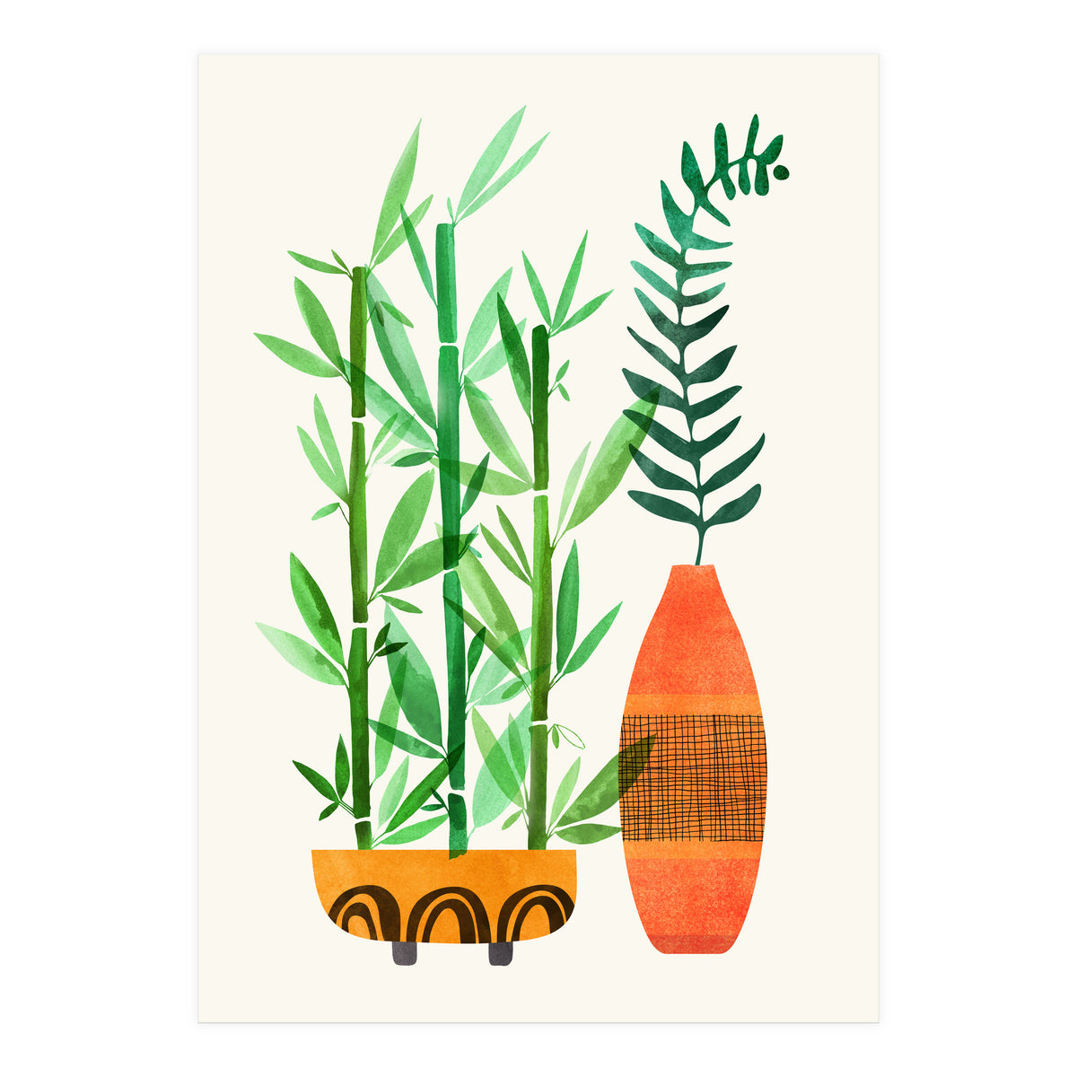 Bamboo And Fern (Print Only)
