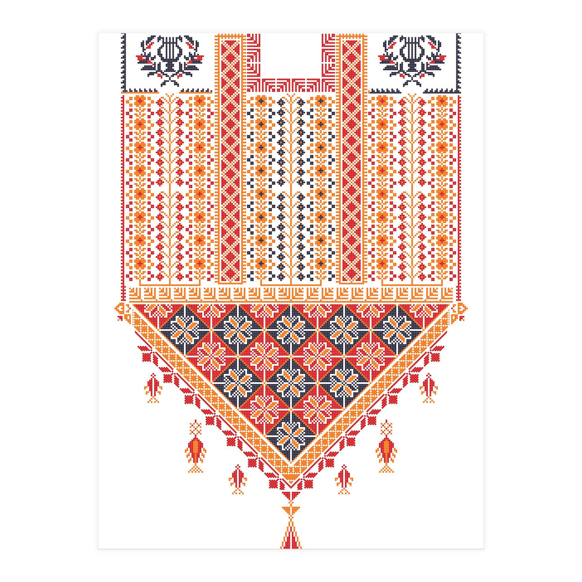 Tatreez Ornament 1 (Print Only)