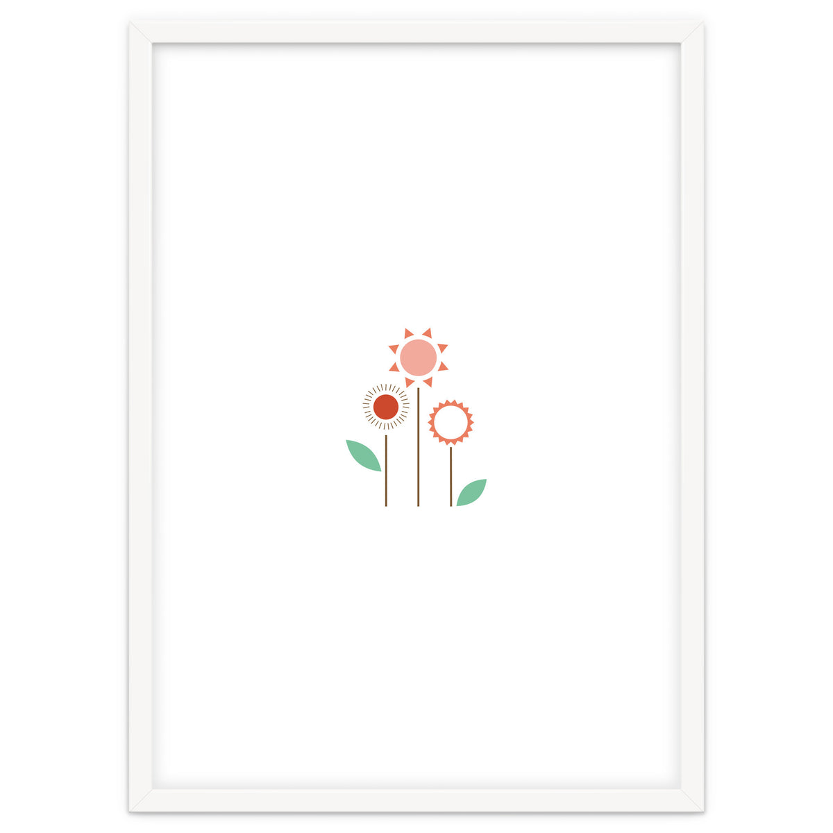 Sun And Flower On My Wall Rgb