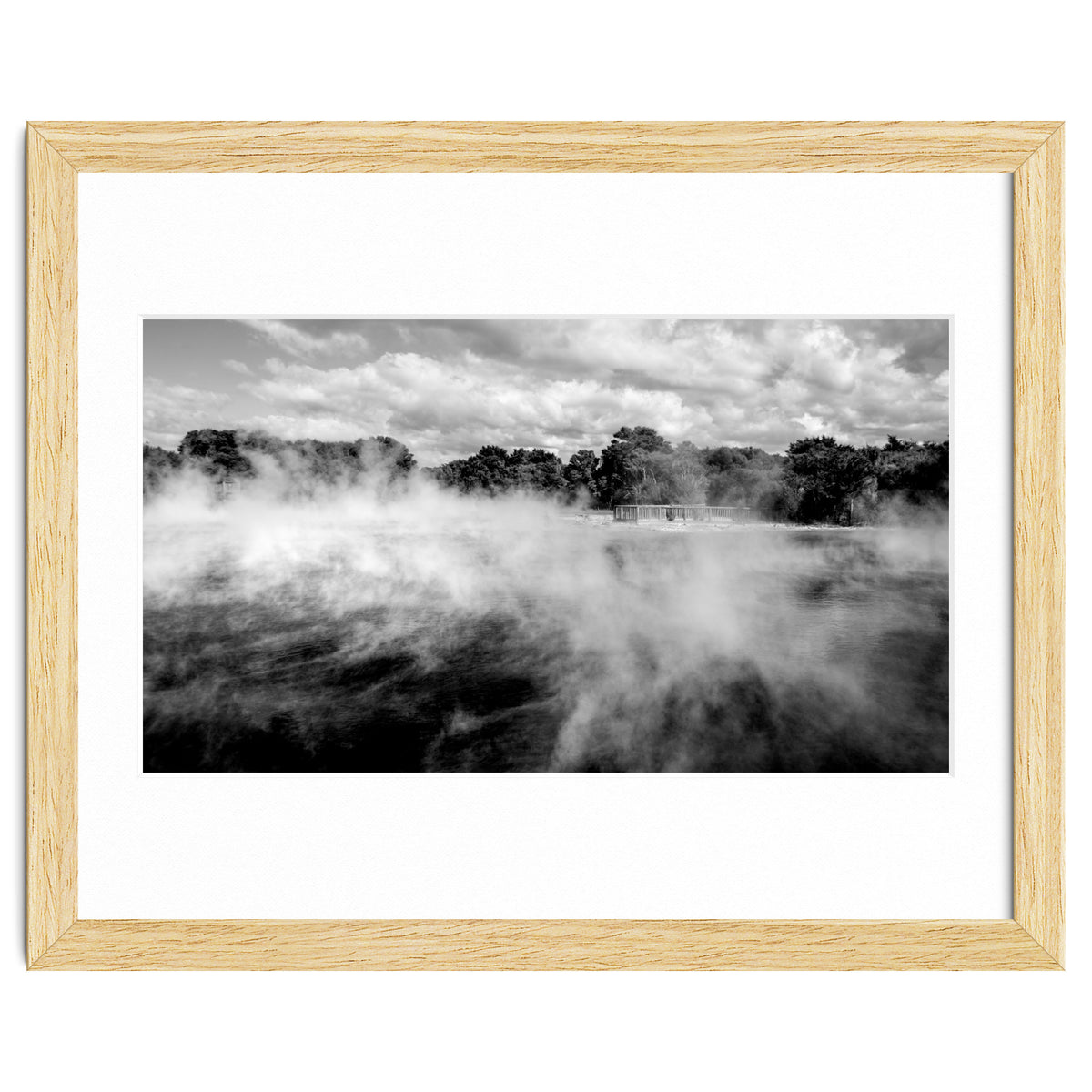 Vapors in Rotorua, New Zealand Art Print